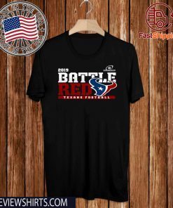 Official BATTLE RED SHIRT Houston Texans 2019 NFL Playoffs T-Shirt