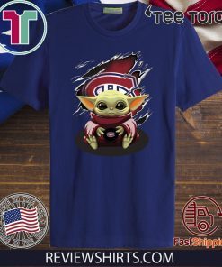 Baby Yoda Blood Inside Montreal Canadiens Shirts