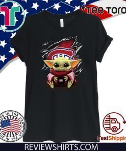 Baby Yoda Blood Inside Montreal Canadiens Shirts