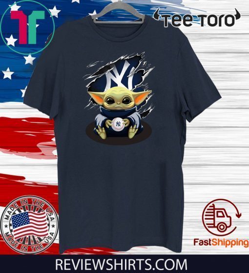 Baby Yoda Blood Inside New York Yankees 2020 T-Shirt