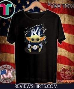 Baby Yoda Blood Inside New York Yankees 2020 T-Shirt