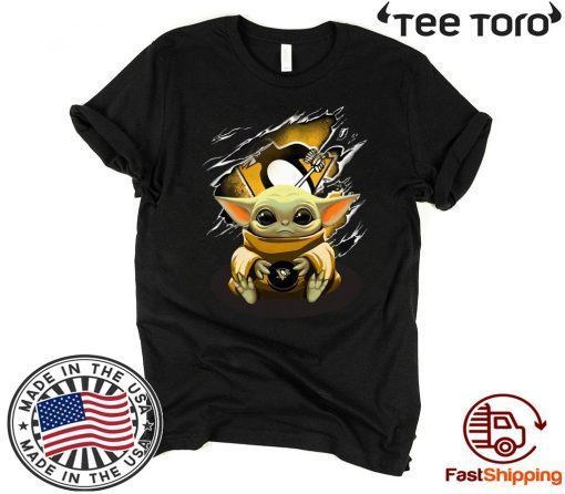 Baby Yoda Blood Inside Pittsburgh Penguins Offcial T-Shirt