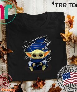 Baby Yoda Blood Inside St. Louis Blues Limited Edition T-Shirt