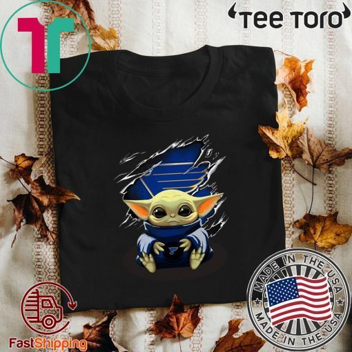 Baby Yoda Blood Inside St. Louis Blues Limited Edition T-Shirt