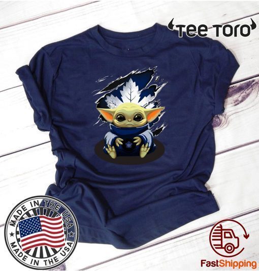 Baby Yoda Blood Inside Toronto Maple Leafs T Shirt