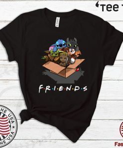 Baby Yoda Gizmo Groot Stitch And Toothless Friends 2020 T-Shirt