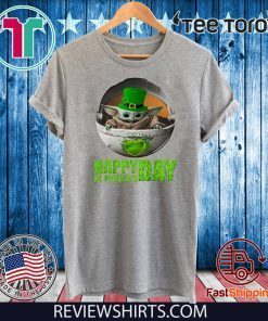 Baby Yoda Happy St Patrick's Day For T-Shirt