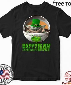 Baby Yoda Happy St Patrick’s Day Official T-Shirt