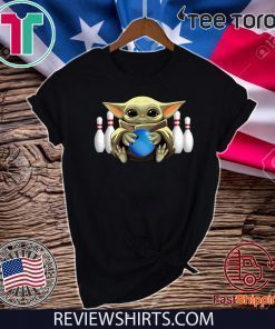 Baby Yoda Hug Bowling Classic T-Shirt