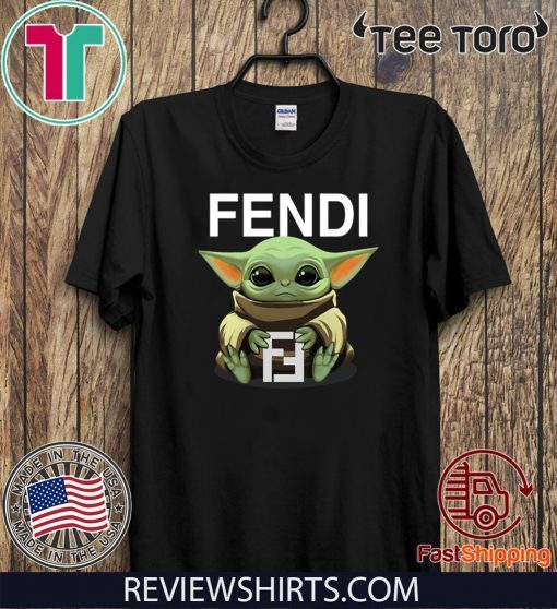 Baby Yoda Hug Fendi Unisex T-Shirt