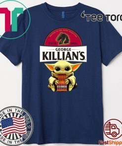 Baby Yoda Hug George Killian’s Irish Red Beer Original T-Shirt