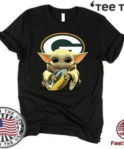 Baby Yoda Hug Green Bay Packers Tee Shirts