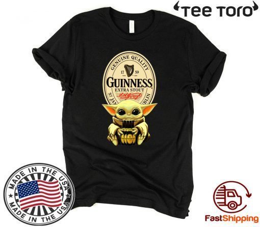 Baby Yoda Hug Guinness Special Export Beer Unisex T-Shirt