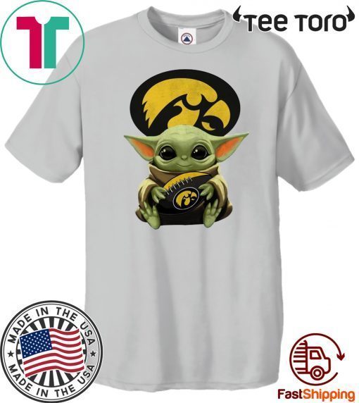 Baby Yoda Hug Iowa Athletics Offcial T-Shirt