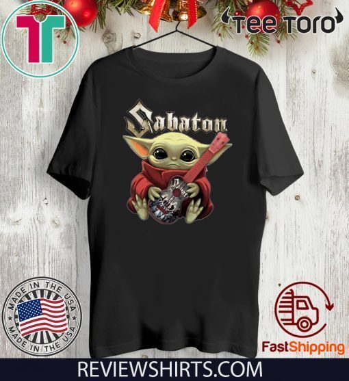 Baby Yoda Hug Sabaton 2020 T-Shirt