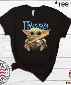 Baby Yoda Hug Tampa Bay Rays Unisex T-Shirt