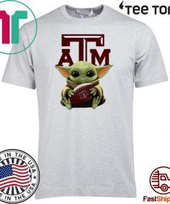 Baby Yoda Hug Texas A’m University Classic T-Shirt