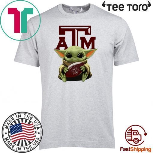 Baby Yoda Hug Texas A’m University Classic T-Shirt