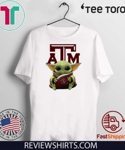 Baby Yoda Hug Texas A’m University Classic T-Shirt