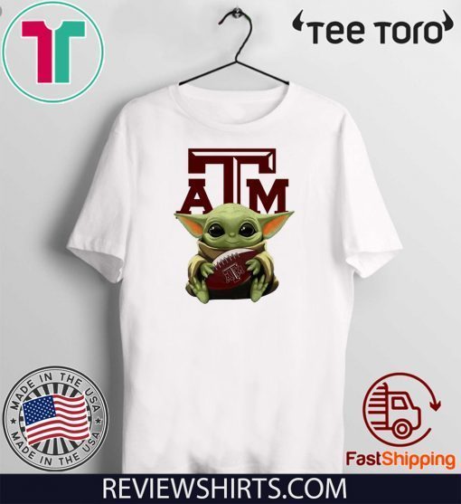 Baby Yoda Hug Texas A’m University Classic T-Shirt