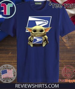 Baby Yoda Hug United States Postal Service 2020 T-Shirt