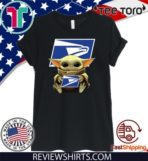 Baby Yoda Hug United States Postal Service 2020 T-Shirt