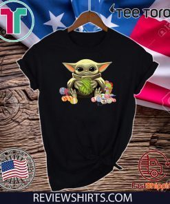 Baby Yoda Hug Wool Rolls Official T-Shirt