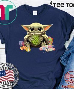 Baby Yoda Hug Wool Rolls Official T-Shirt