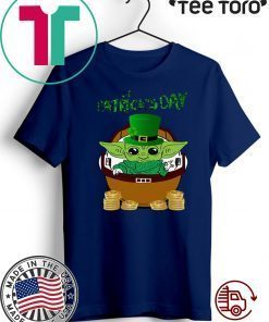 Baby Yoda The Mandalorian Happy St Patrick’s Day Shirt T-Shirt