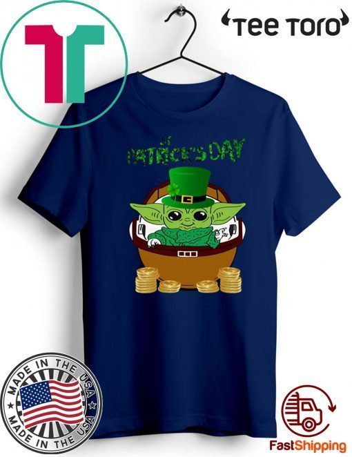 Baby Yoda The Mandalorian Happy St Patrick’s Day Shirt T-Shirt