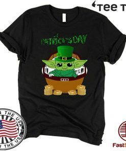 Baby Yoda The Mandalorian Happy St Patrick’s Day Shirt T-Shirt