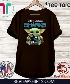 Baby Yoda hug San Jose Sharks 2020 T-Shirt