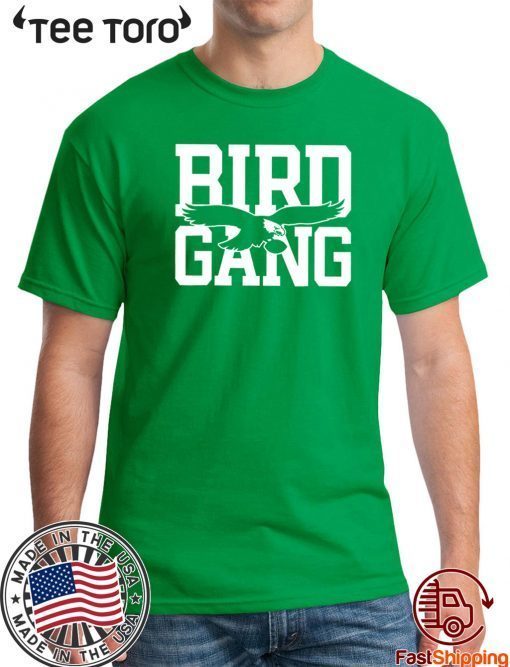 Bird Gang Shirt - Philadelphia Football Vintage Philly Eagle Gift T-Shirt