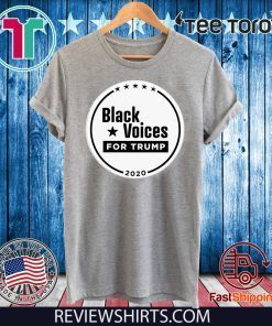 Black Voices for Trump Buttons 2020 T-Shirt