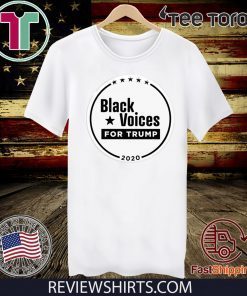 Black Voices for Trump Buttons 2020 T-Shirt