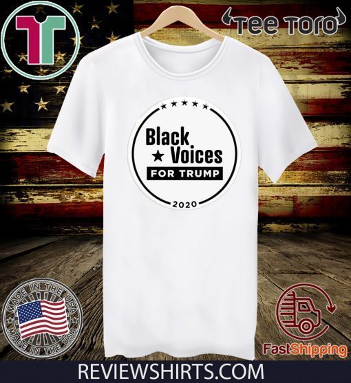 Black Voices for Trump Buttons 2020 T-Shirt