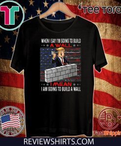 Build a Wall Voted for Donald Trump 2020 Election T Shirt