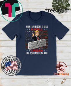 Build a Wall Voted for Donald Trump 2020 Election T Shirt