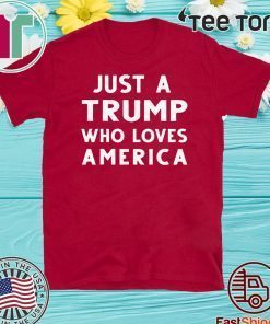 Just A Donald Trump Who Loves America President 2020 T-Shirt