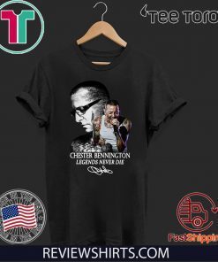 Chester Bennington Legends Never Die Signatures Unisex T-Shirt