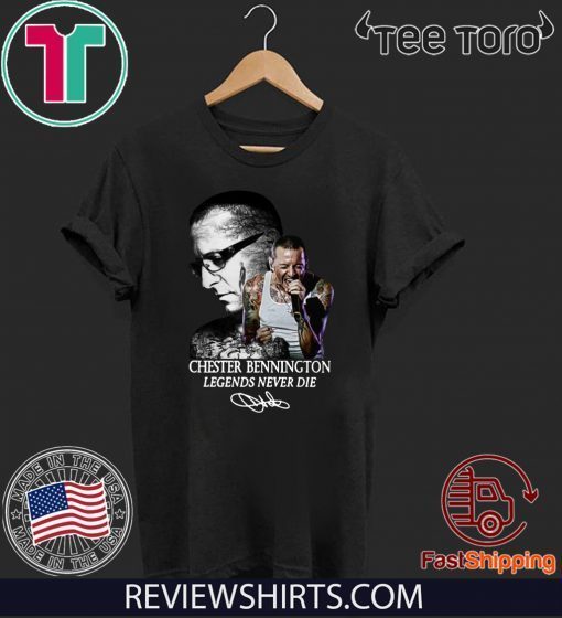 Chester Bennington Legends Never Die Signatures Unisex T-Shirt