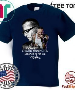 Chester Bennington Legends Never Die Signatures Unisex T-Shirt