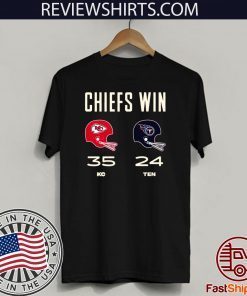 Chiefs Win 35 KC 24 TEN 2020 T-Shirt