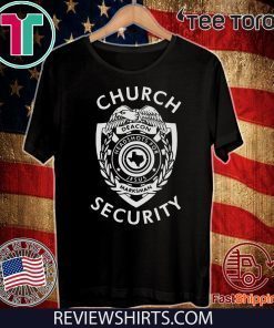 Church Deacon Headshots For Jesus Marksman Security Offcial T-Shirt