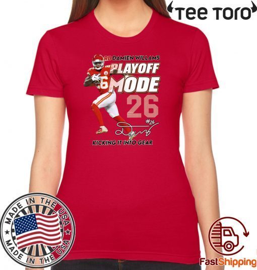 Damien Williams Playoff Mode Chiefs Official T-Shirt