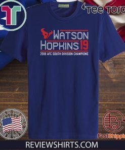 Details about Deshaun Watson DeAndre Hopkins shirt Houston Texans AFC South Champions campaign 19 2020 T-Shirt