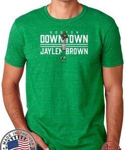 Downtown Jaylen Brown T Shirt - Boston Hoops