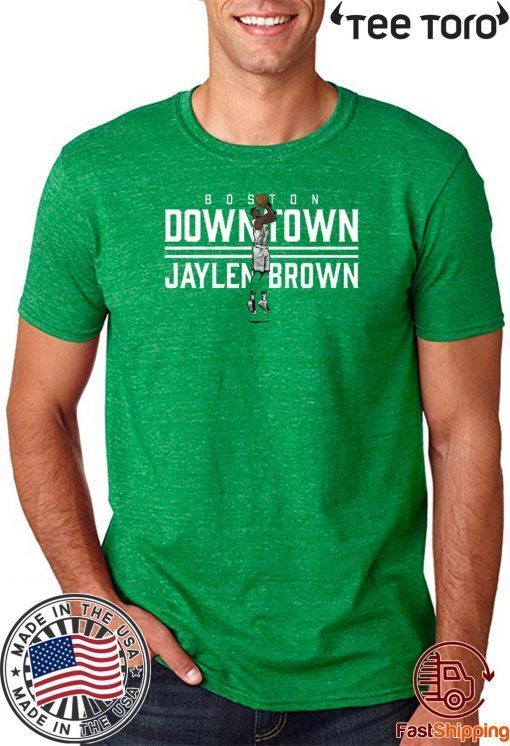 Downtown Jaylen Brown T Shirt - Boston Hoops