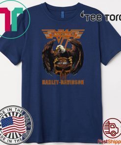 Eagle Van Halen Harley Davidson Official T-Shirt