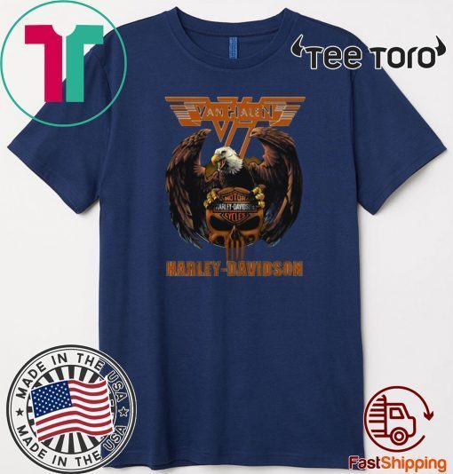 Eagle Van Halen Harley Davidson Official T-Shirt